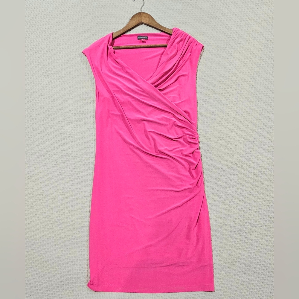 Vince Camuto Designer Vibrant Pink Cocktail Dress Nordstrom Size XL